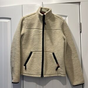Abercrombie and Fitch Fleece zip up coat, vintage 1990’s.